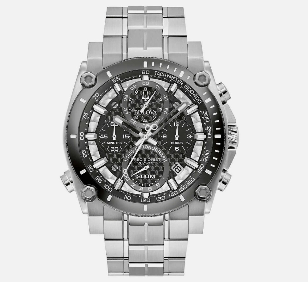Bulova Precisionist 98B405 Men's Chronograph 300M Stainless Steel